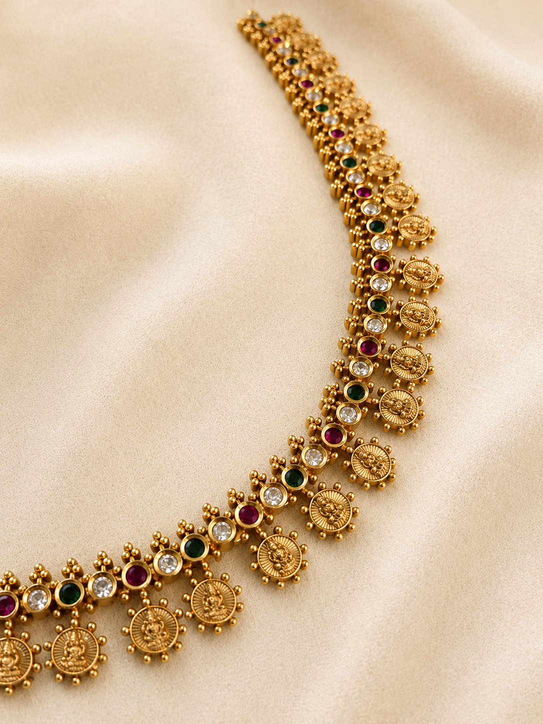 Temple Coin Heritage Necklace Set