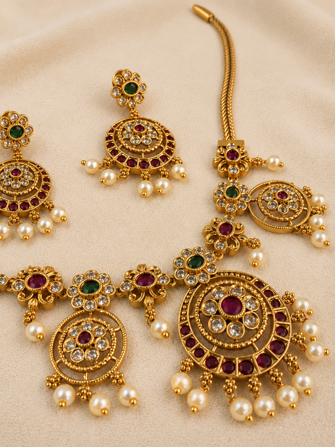 Vintage Jewel Medallion Set